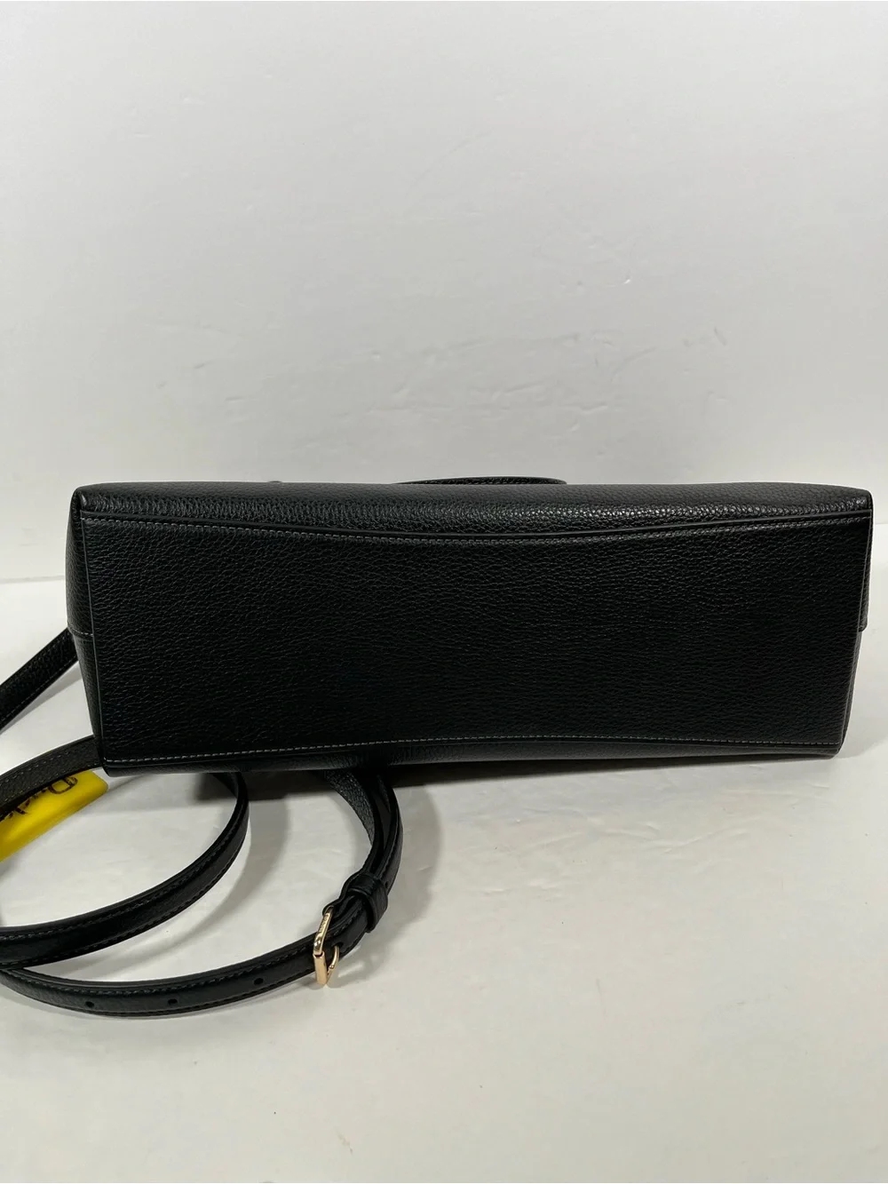 Coach Georgia Satchel pebble leather Gold/Black NWT